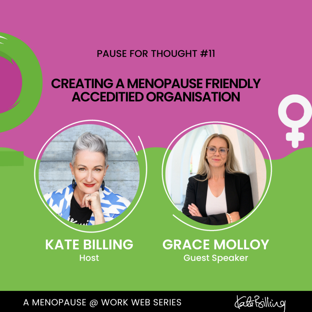 menopause web series image cover for Creating a Menopause Friendly Accredited Organisation