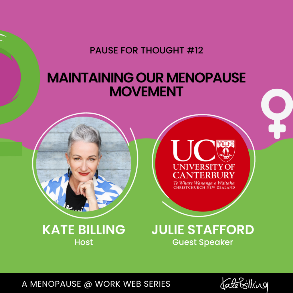menopause web series image cover for Maintaning Our Menopause Movement