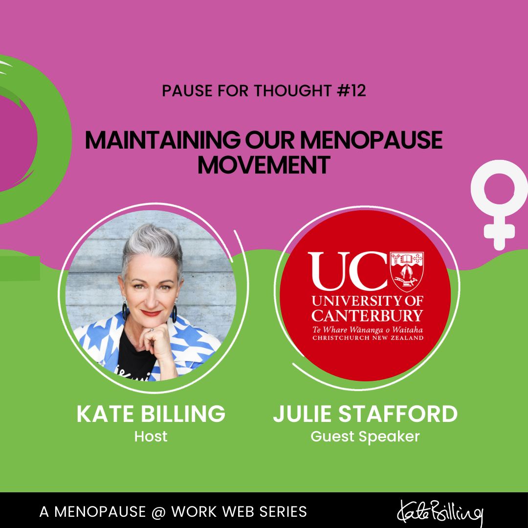 Julie Stafford - Wellbeing Lead at University of Canterbury | Kate Billing