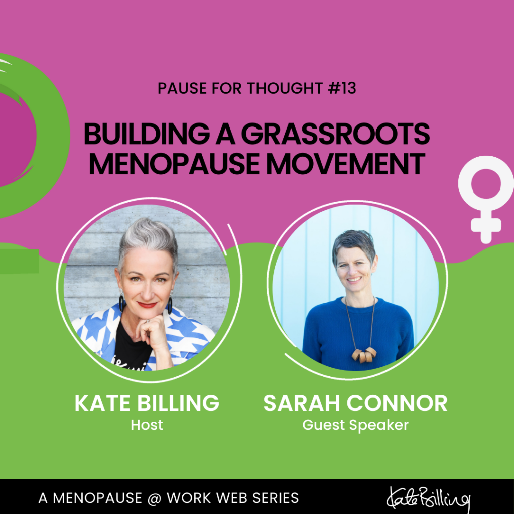 menopause web series image cover for Building a Grassroots Menopause Movement