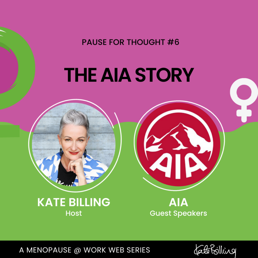 menopause web series image cover for The AIA Story